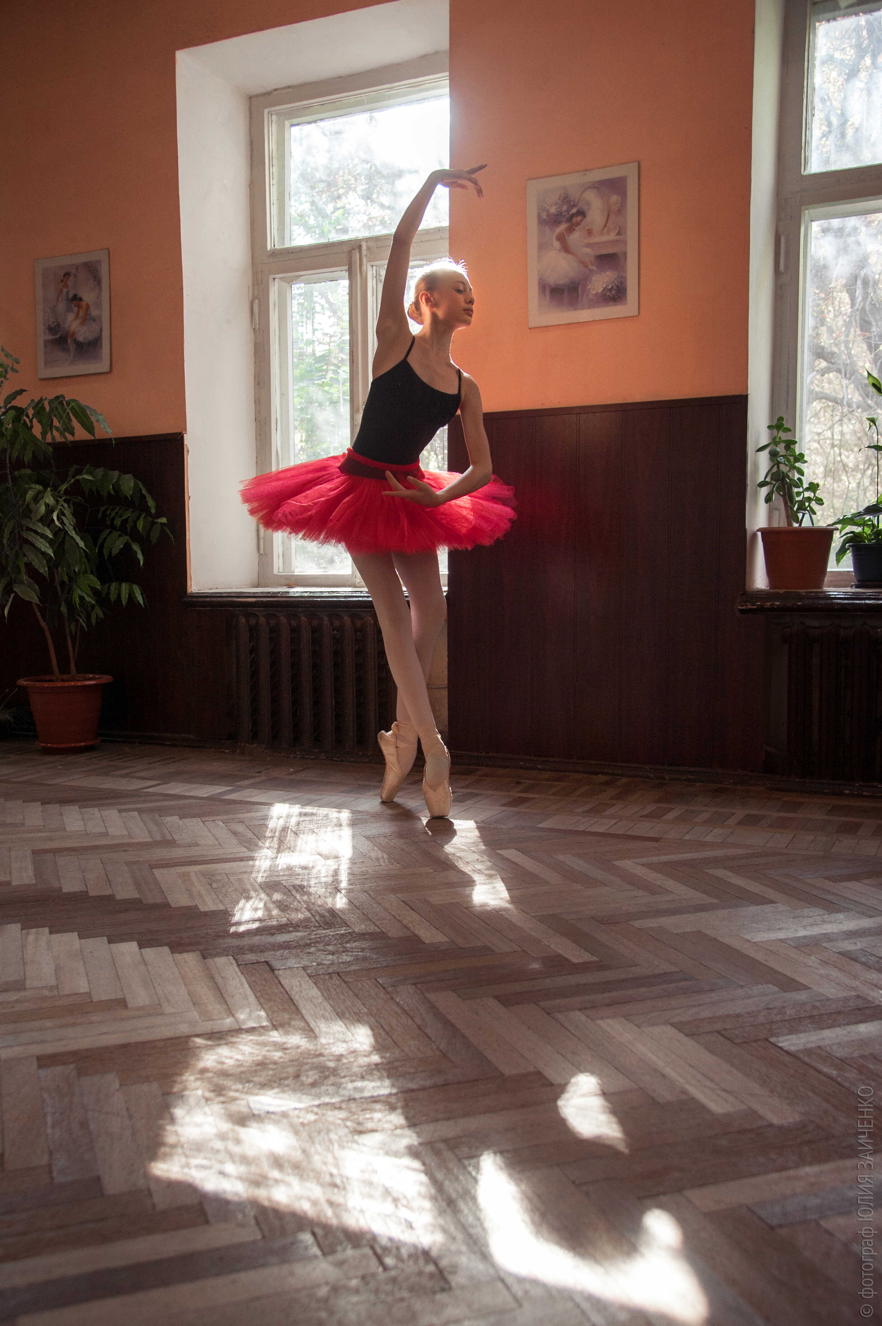 Серия фотографий "Балерина в окне"